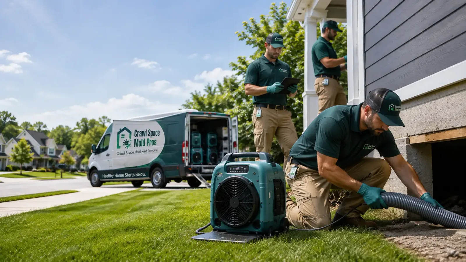 Crawl Space Mold Removal in Colonial Heights, VA